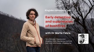 Dr Marta Yebra on new technology in early detection and suppression of bushfires [upl. by Ijnek]