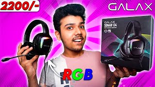 Amazing RGB Gaming Headphones under 2500 Rupees  GALAX SONAR 04 [upl. by Maxama]