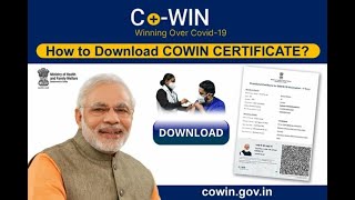 How to Download Covid19 Vaccination certificates from Cowin Website in MobileTelugu [upl. by Derdlim]