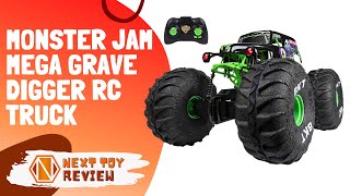 Monster Jam Mega Grave Digger RC Truck  PRODUCT REVIEW  Next Toy Review [upl. by Namyac]