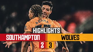 JIMENEZ NETO AND TRAORE LEAD INCREDIBLE COMEBACK Southampton 23 Wolves  Highlights [upl. by Aneetsyrk]