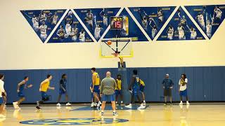 UCLA basketball practice video featuring blitzing screens good overall play from Aday Mara [upl. by Aniteb39]