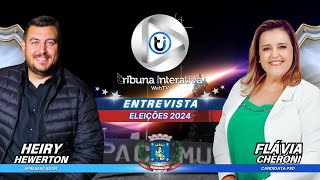 ENTREVISTA ELEIÇÕES MARIALVA 2024  FLÁVIA CHERONI [upl. by Markowitz]