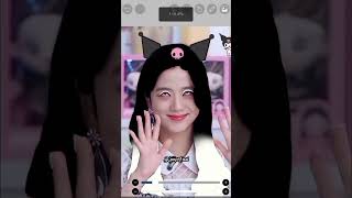 Kuromi Hair On Jisoo blackpink ibispintx jisoo KpopLasi [upl. by Katzman957]