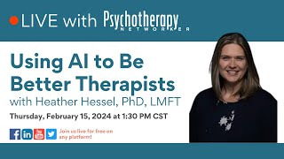 Using AI to Be Better Therapists [upl. by Natsreik]