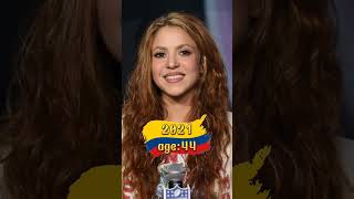 Shakira Through the Years 20002022 shorts howShakirachanged shakira [upl. by Jody]