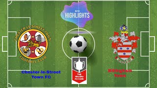 FA VASE Highlights ChesterleStreet Town FC v Billingham Town [upl. by Eirolav123]