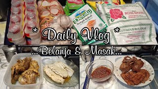 Daily Vlog  Belanja amp Masak  mbakwar5957 ❤ [upl. by Yknarf]