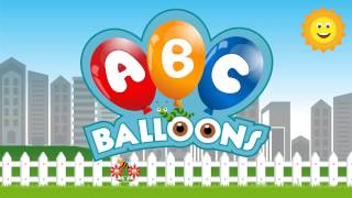 Juego para que los niños aprendan el abecedario en Ingles y Español  ABC Balloons [upl. by Tupler]