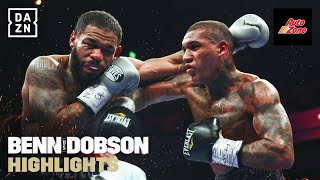 Conor Benn vs Peter Dobson  Fight Highlights [upl. by Yelyac894]