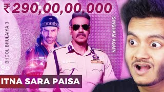 Itna sara Paisa 🤑 Singham Again vs Bhool Bhulaiyaa 3 Box office Report [upl. by Leiad]