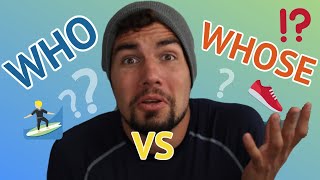 Who vs Whose Relative pronouns Sehr Einfach Erklärt [upl. by Ydnor769]