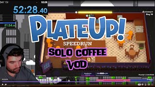 Plate Up Solo Coffee Speedrun VOD 522840 [upl. by Enyawud]