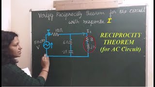 reciprocity theorem ac circuit [upl. by Schacker]