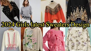 latest Sweaters Design for girls 2024winter sweaters designsweater design [upl. by Anerys]