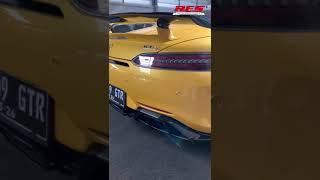 Mercedes Benz AMG GTR with RES Exhaust SS304 catless downpipe with heatshield sound check [upl. by Sallie]