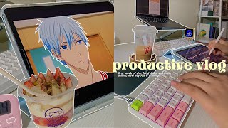 💫 productive vlog  first week of shs food diary watching anime new keyboard  more [upl. by Julieta535]