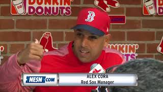 Alex Cora full home opener news conference [upl. by Nordin]