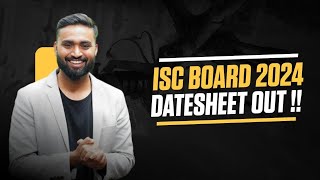 ISC  ICSE DATE SHEET OUT  HOW TO PREPARE  8112601234 shubhamsambhallega percentagebooster [upl. by Yemorej444]