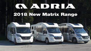 2018 Adria Matrix Range Product video [upl. by Aleakam]