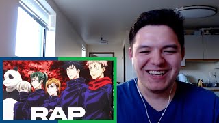 JUJUTSU KAISEN TOKYO STUDENTS CYPHER quotSorcery Fightquot by Breeton Boi REACTION [upl. by Cynara]