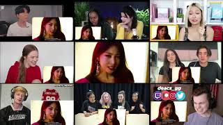 EVERGLOW 에버글로우  LA DI DA MV Reaction Mashup [upl. by Oballa]