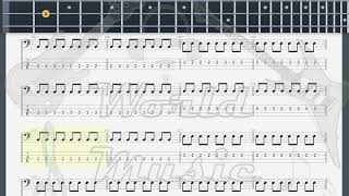 Heroes del Silencio Maldito Duende BASS GUITAR TAB [upl. by Melloney630]