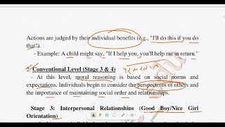 Kohlberg Theory of Moral Development  Detailed Explanation Practice Question and Answer kohlberg [upl. by Oidale822]