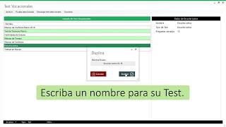 Crear un Test Vocacional 53 y 70 [upl. by Aalst846]