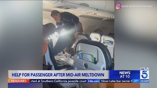 Help and hope for passenger after midair meltdown [upl. by Malony]