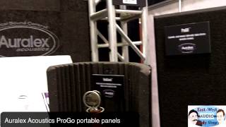 Winter NAMM 2013 Auralex Acoustics ProGO amp Desk Maxx [upl. by Nahtanoj715]