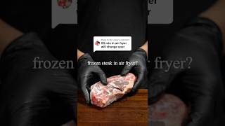 Frozen Steak In Air Fryer [upl. by Kinelski]