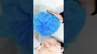 loofah ✌🏻🎉 loofah body scrub  loofah sponge  loofah review  loofah soap  Shorts [upl. by Fahland]