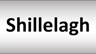 How to Pronounce Shillelagh [upl. by Latini]