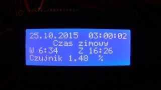 Zegar Arduino DS1307  automatyczna zmiana czasu Arduino Clock DS1307  Daylight Saving Time [upl. by Atiluap]