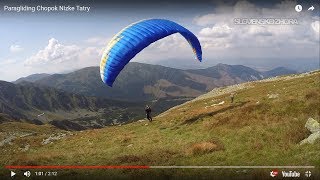 Paragliding Chopok Nizke Tatry [upl. by Airdna811]