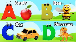 A For Apple B For Bee  Alphabets Phonics song for toddlers  Phonics Song preschoollearning [upl. by Eisenhart]