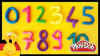 Zahlen lernen für Kinder  Deutsch Play Doh  Learn numbers in german  Titounis [upl. by Lotta]