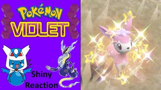 Pokemon Violet Shiny Spring Deerling Reaction 2 [upl. by Tertius475]