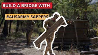 Build a bridge with AusArmy Sappers 🌉 [upl. by Neeluqcaj]