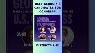 Meet Georgia’s Candidates For Congress 2024election usgovernment democrats voterhelplineapp [upl. by Nyrak]