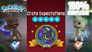 Sackboy Crate Expectations  Twoplayer Gameplay  All Orbs Collected [upl. by Ziana279]