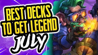 Hearthstone  Top Decks to Climb Ladder in July 2019  Dekkster [upl. by Adnohsirk]