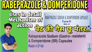 Rablet DSR capsule  Cyra D capsules  Rabeprazole sodium and domperidone capsules [upl. by Eelorac]