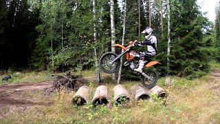 KTM SX 125  OBSTACLE COURSE [upl. by Animar592]