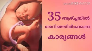 What to expect in 35 week pregnancy in malayalam [upl. by Brom]