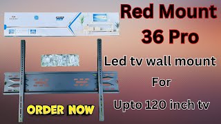 Red Mount Xolo Led Tv Wall Mount 36 pro  suitable for 120 inch led tv screen wallmount ledtv [upl. by Andel]