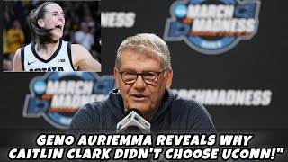 Geno Auriemma Explains Why Caitlin Clark Didnt End Up At UConn And How Paige Bueckers Played A Role [upl. by Adila]