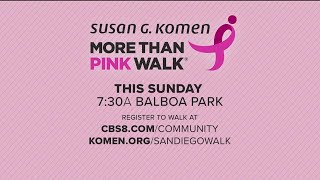 Susan G Komen More Than Pink Walk at Balboa Park [upl. by Nierman293]