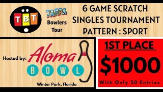 TBT Tampa Bowlers Tour Scratch at Aloma Bowl Finals 12182022 [upl. by Mattie]